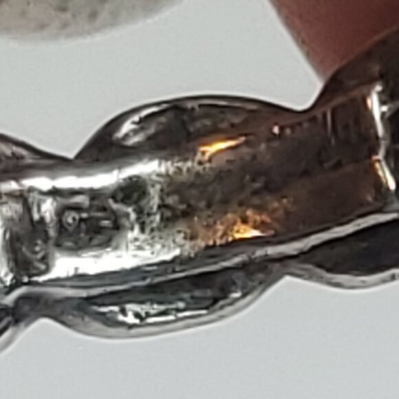 Bell Trading Post 925 Sterling Silver Woven Rope Band Sz 15mm US 7.5 - Picture 2 of 11